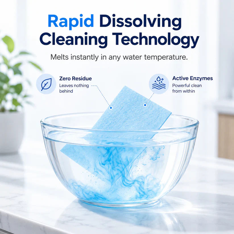 Dissolving Floor Cleaning Sheets – Fresh Clean in One Drop