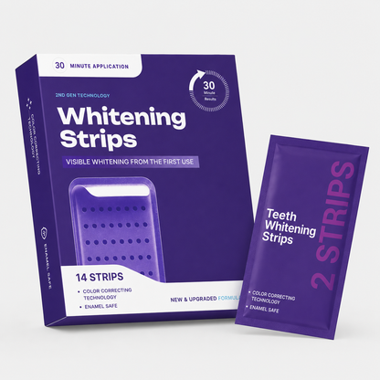 💜✨Peroxide-Free Purple Teeth Whitening Strips 💜✨