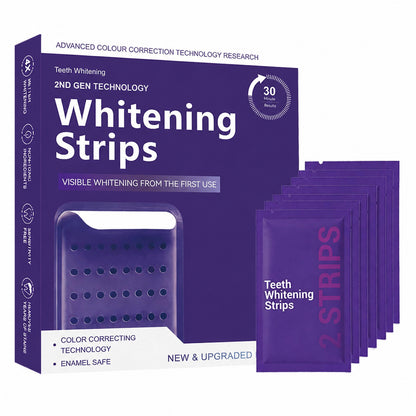 💜✨Peroxide-Free Purple Teeth Whitening Strips 💜✨