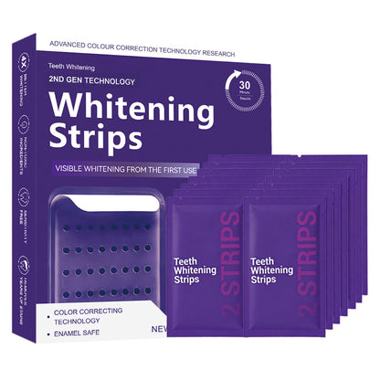 💜✨Peroxide-Free Purple Teeth Whitening Strips 💜✨
