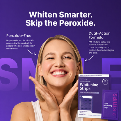 💜✨Peroxide-Free Purple Teeth Whitening Strips 💜✨